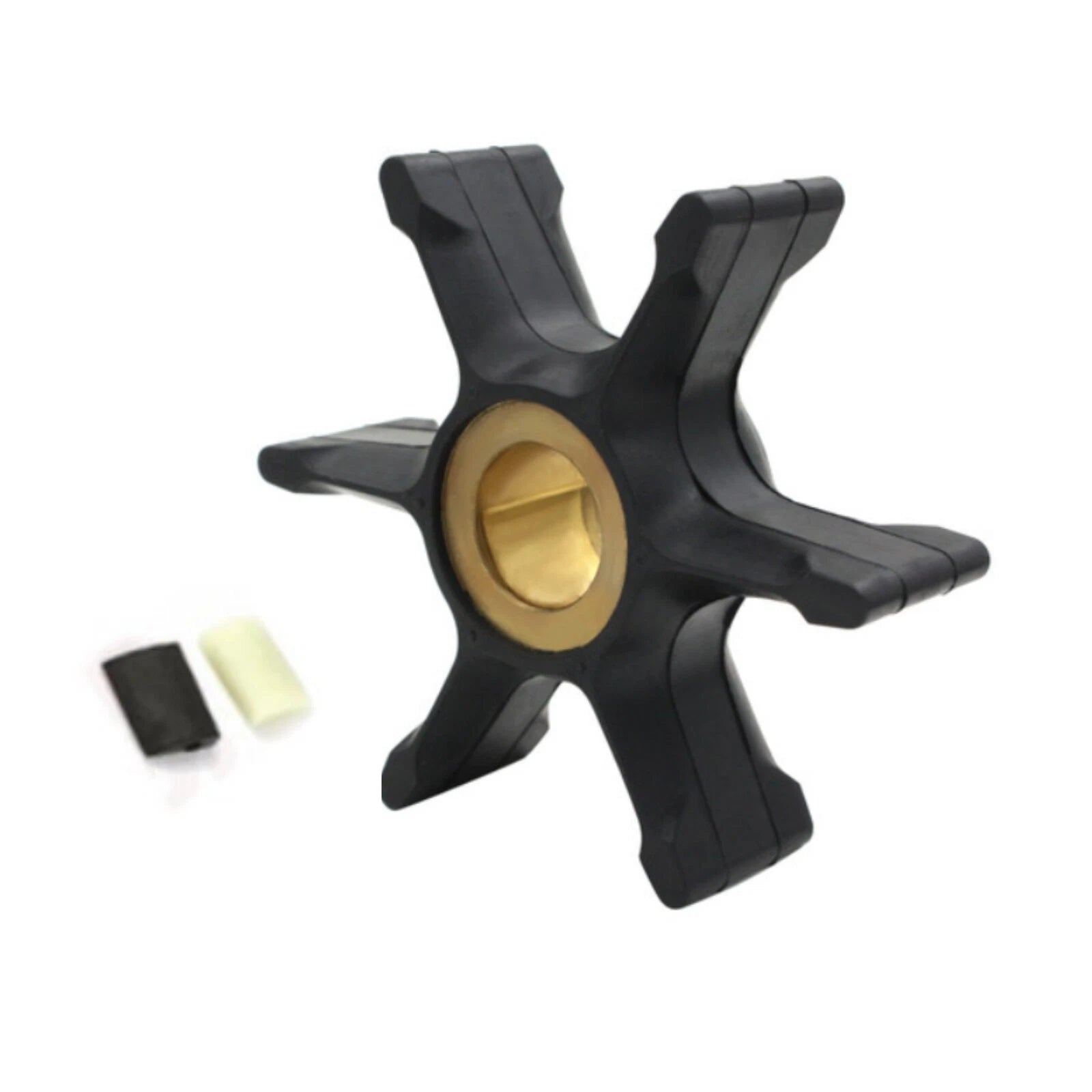 Water Pump Impeller with Key for Johnson Evinrude 40-70 HP (Repl 0396725, 432952)