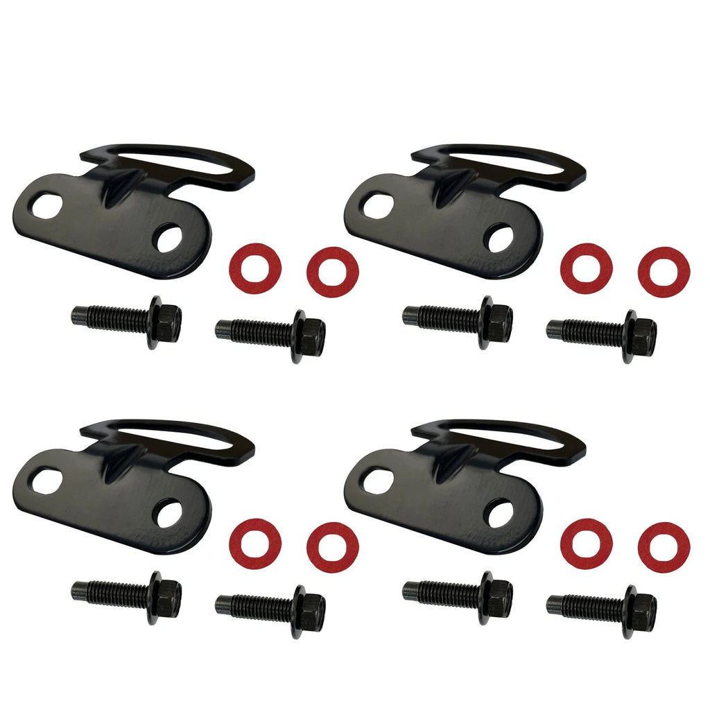 4X Rear Bed Metal Tie Down Rope Hook Latch 938067S200 for Nissan Frontier Titan (2005–2023)