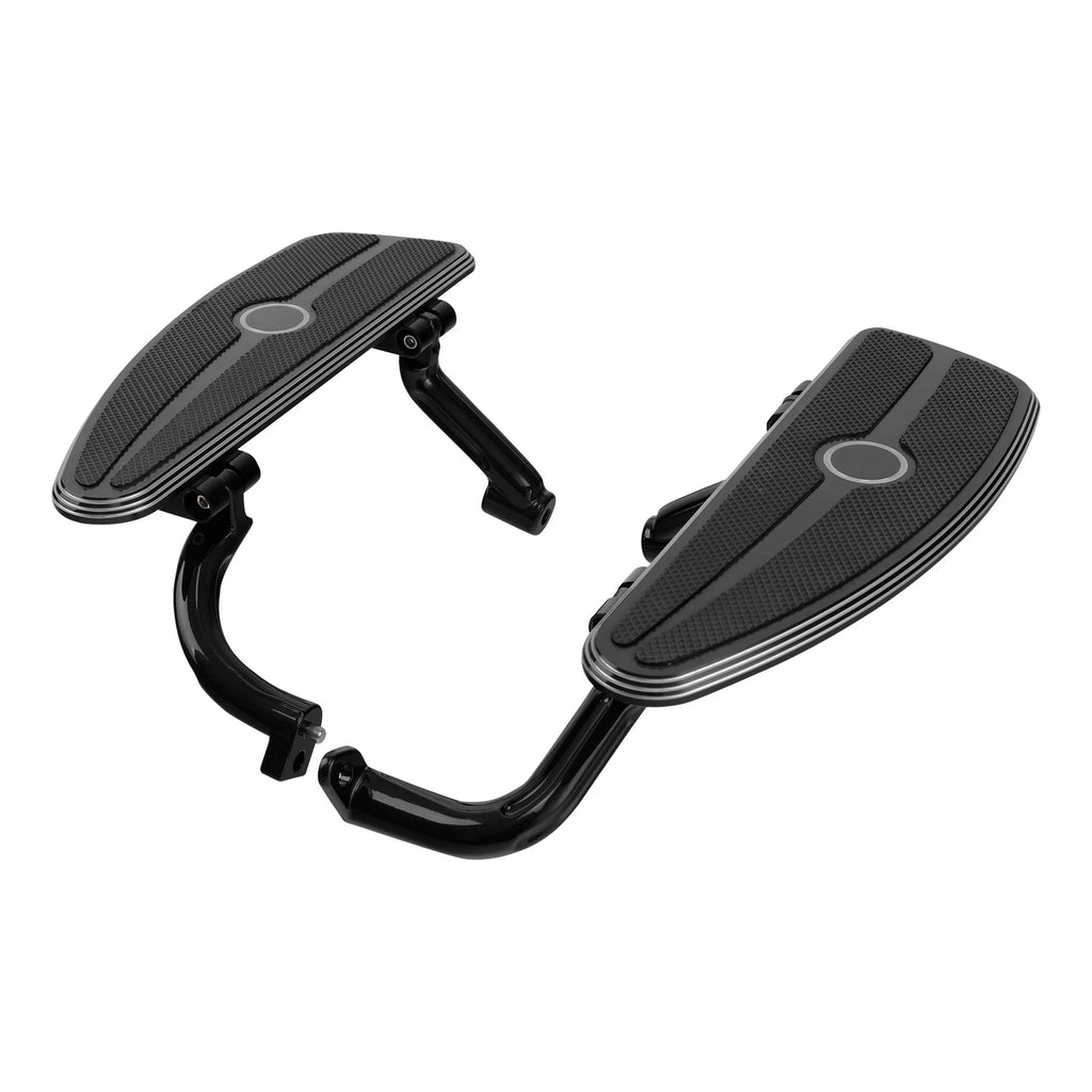 Half-Shield Rider Footboard w/ Mount Bracket for Harley Electra Glide (2014–2023)
