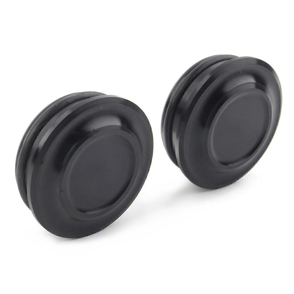 2X Motorcycle Frame Hole Cover for Honda Rebel 500 CMX500 (2020–2021) All Black