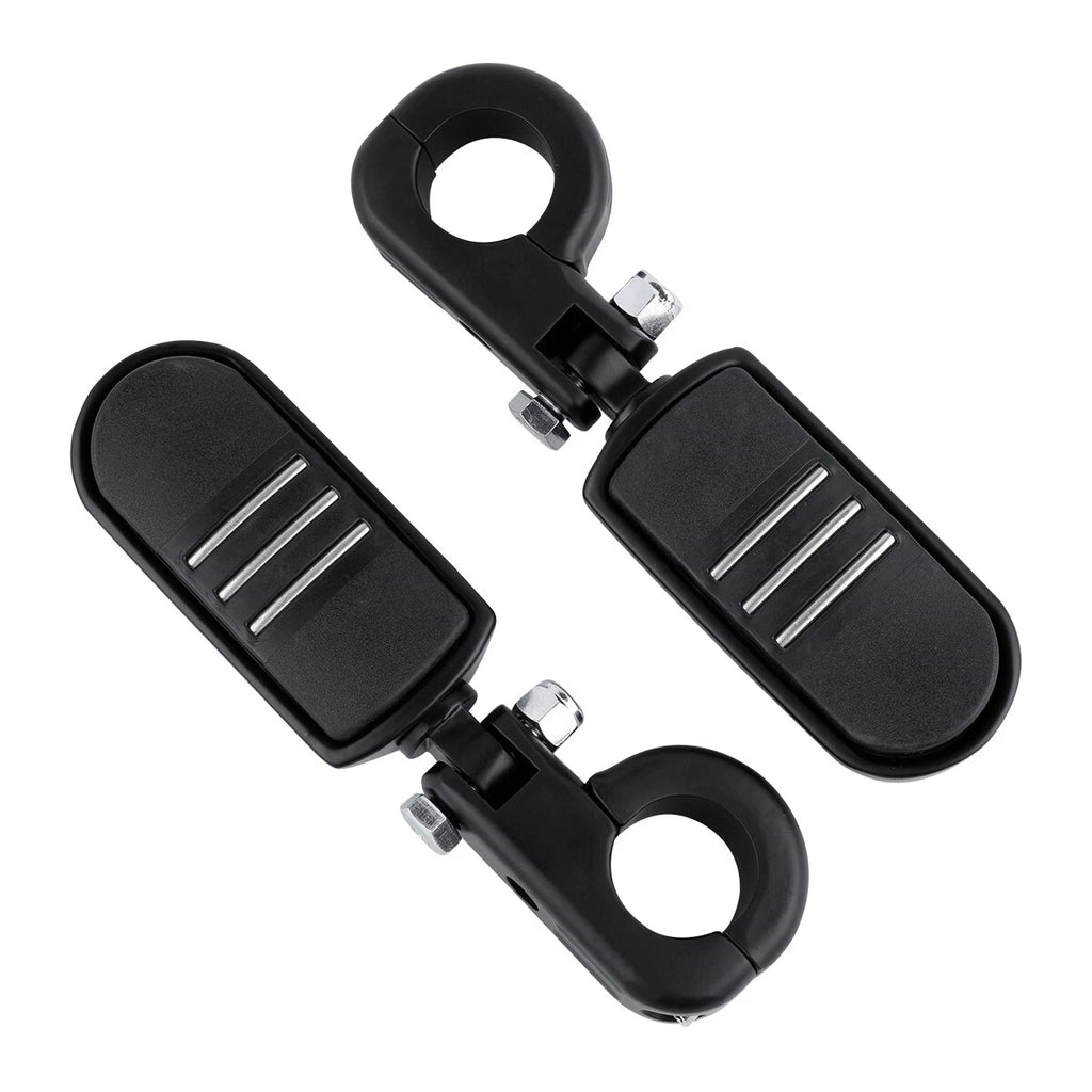 Foot Pegs & 1.25" Engine Guard Clamps for Harley Touring