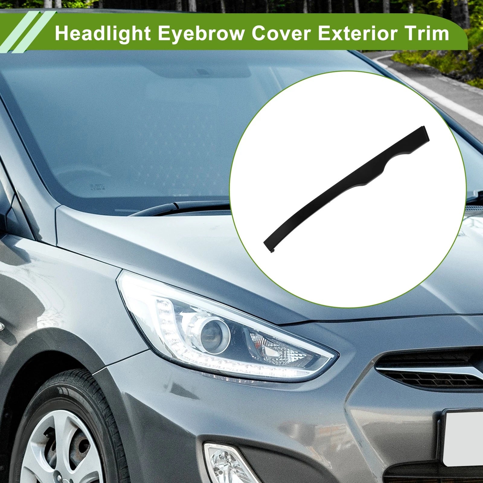 Headlight Eyebrow Eyelid Cover for BMW 3-Series (No.51138208679)