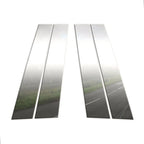 4Pc Chrome Pillar Post Covers for Ford Fusion MKZ Zephyr (2006–2009)