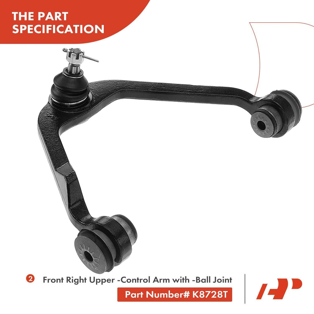 10x Front Control Arm Ball Joints for Ford F-150 F-250 (2004–2023)