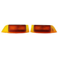 2X Amber & Red LED Cab Warning Light Kit for Case IH Tractors