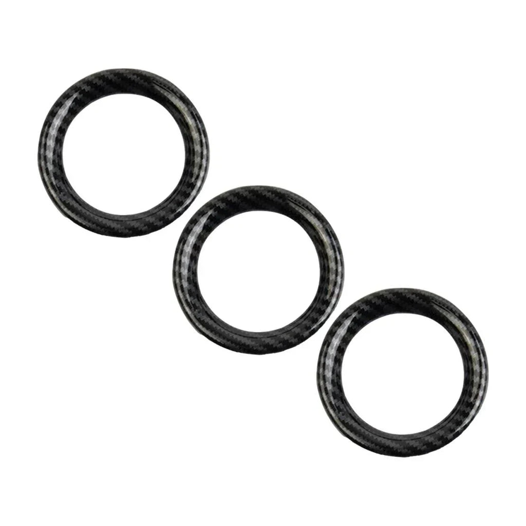 Carbon Fiber Style Dashboard Center Ring Cover for Nissan 370Z (2009-2020)