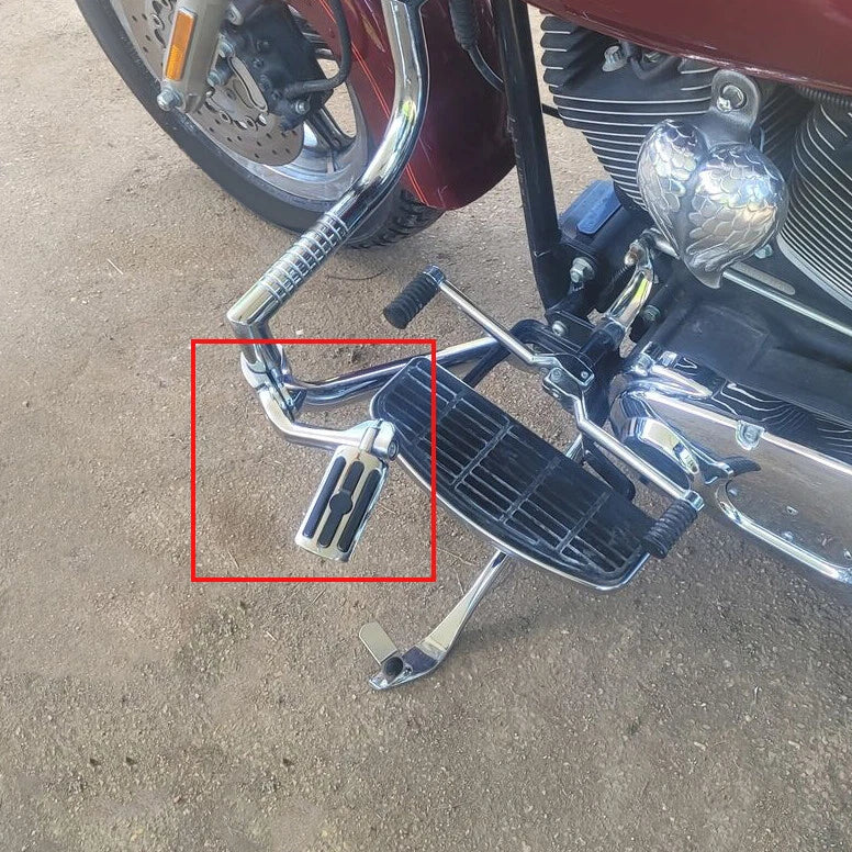 1.25" Motorcycle Highway Foot Pegs for Harley Road Glide, Honda GoldWing GL 1500
