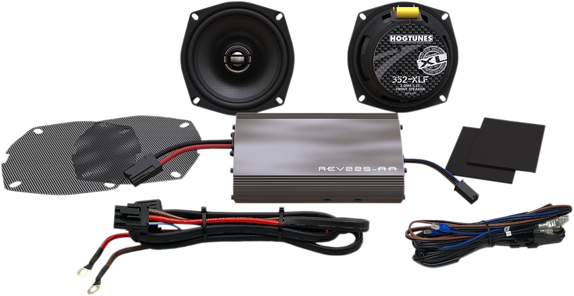 Hogtunes XL Amplified Front Speakers Kit for FLHX (2014–2023) 225 SG KIT-XL