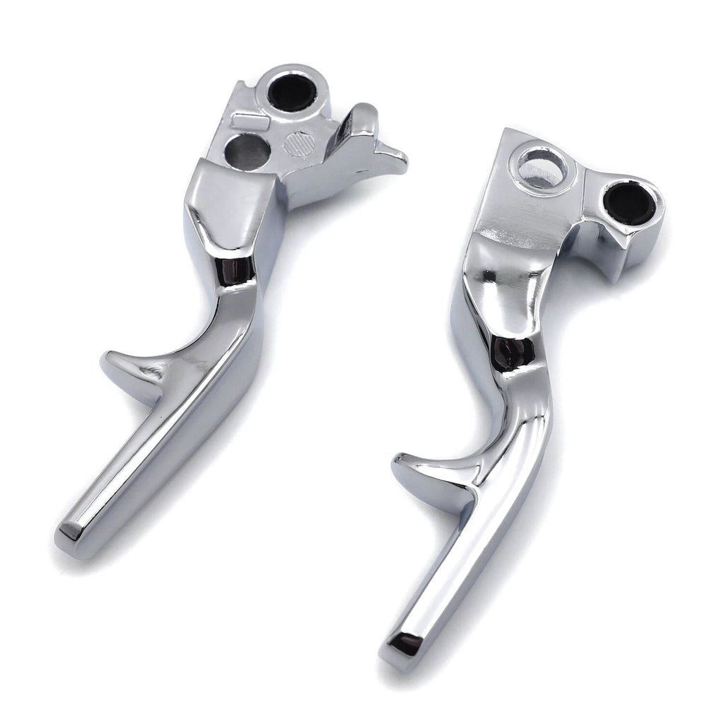Smooth Shorty Brake Clutch Levers for Harley XL (1996–2003), Softail (1996–2007), Touring (1996–2012)