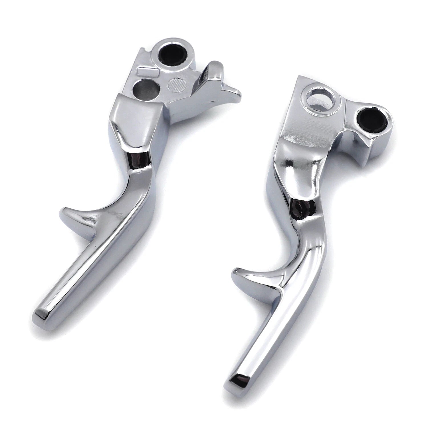 Smooth Shorty Brake Clutch Levers for Harley XL (1996–2003), Softail (1996–2007), Touring (1996–2012)