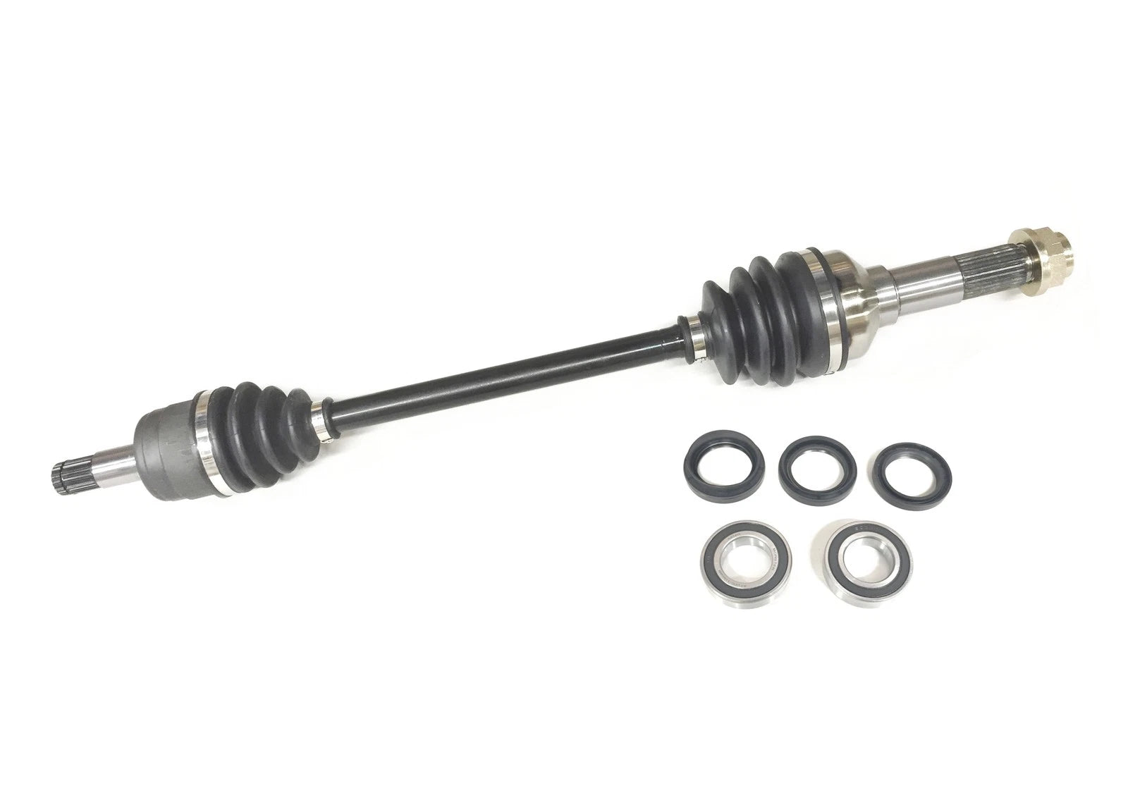 Precision Front Left CV Axle & Bearing Kit for Yamaha Rhino 450 660 (2004–2009)
