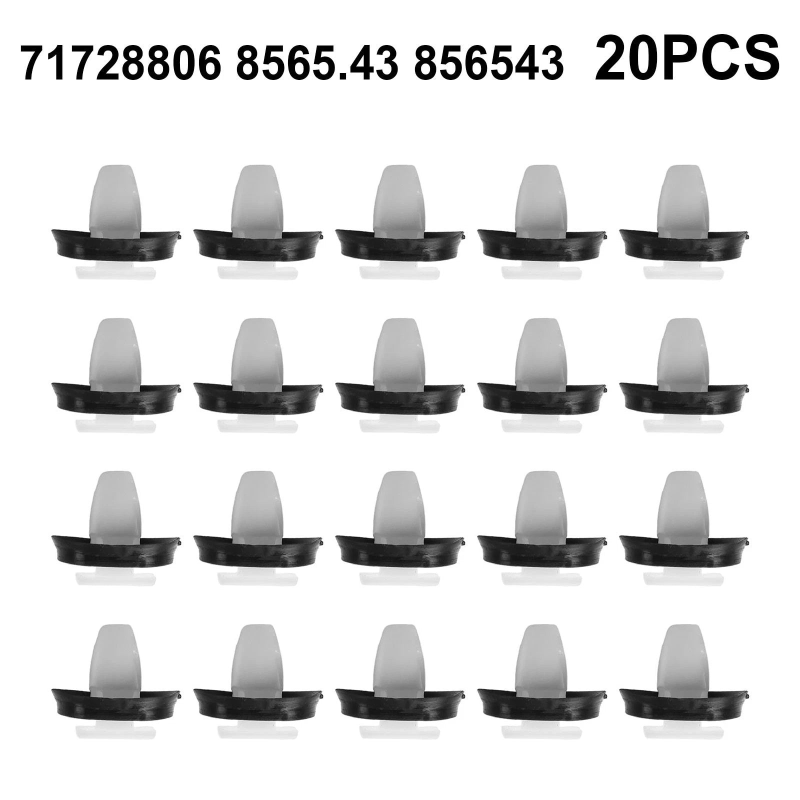 Set of 20 Door Trim Panel Clips for Fiat Ducato (71728806, 8565, 43, 856543)