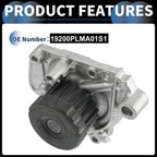 Water Pump for Honda Civic 1.7L 2001-2005 with Seals Kit