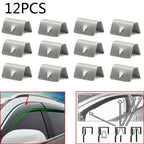 12 x Channel Rain Wind Deflector Clips for HEKO SNED G3