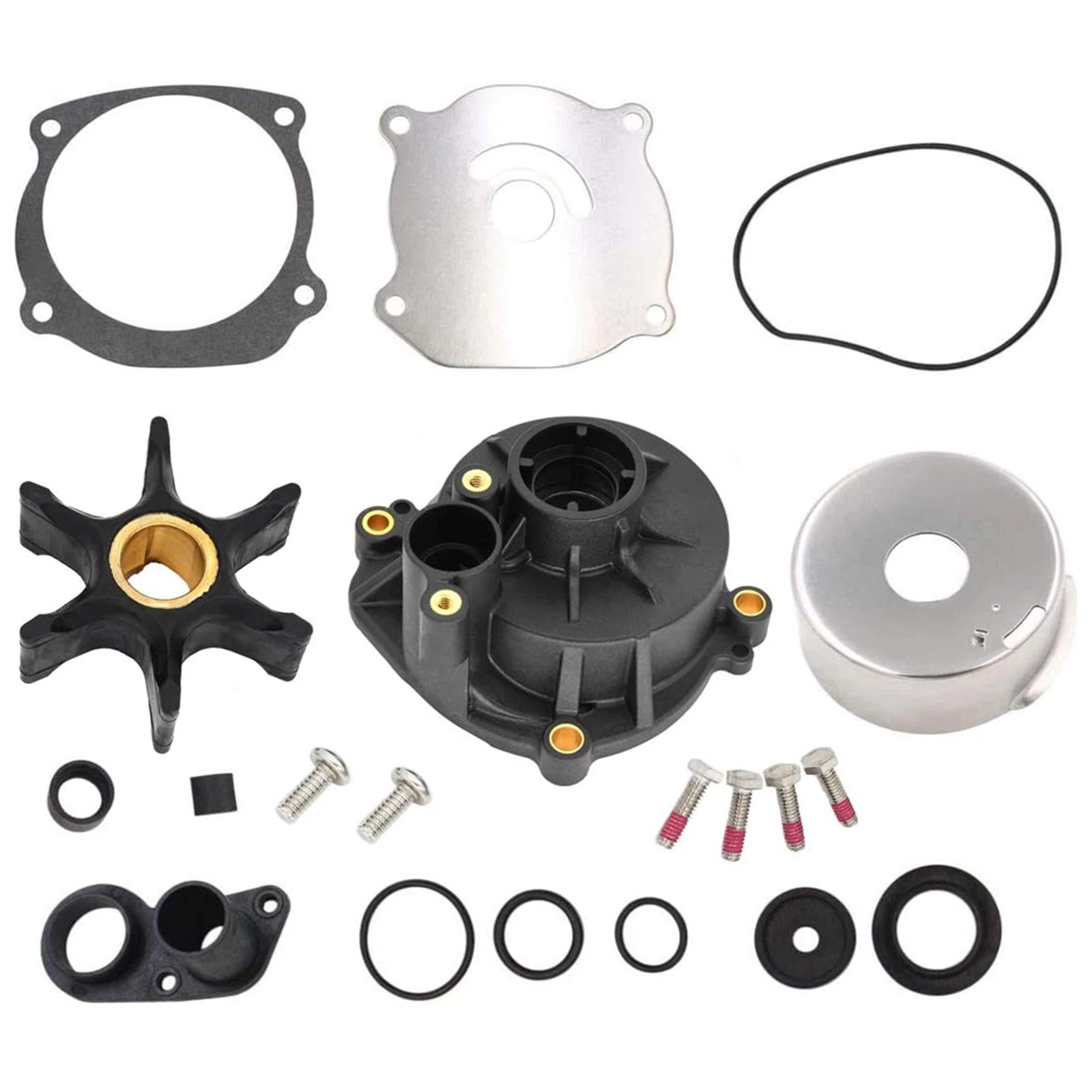 Water Pump Impeller Repair Kit for Johnson Evinrude Outboard (5001594, 434421)