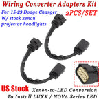 Wiring Converter Adapters for Dodge Charger (2015–2023) W/ Stock Xenon Headlights