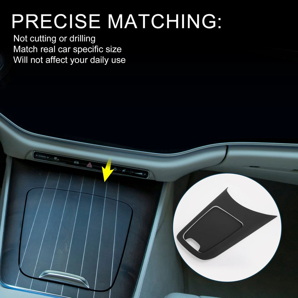 Center Console Panel Sticker for Mercedes-Benz E-Class (2024) Black Set