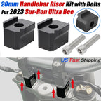 Bar risers for Surron Ultra Bee (2023) - Aluminum 20MM