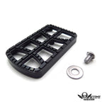 Black Dominator Brake Pedal Pad for Harley Dyna Softail Touring