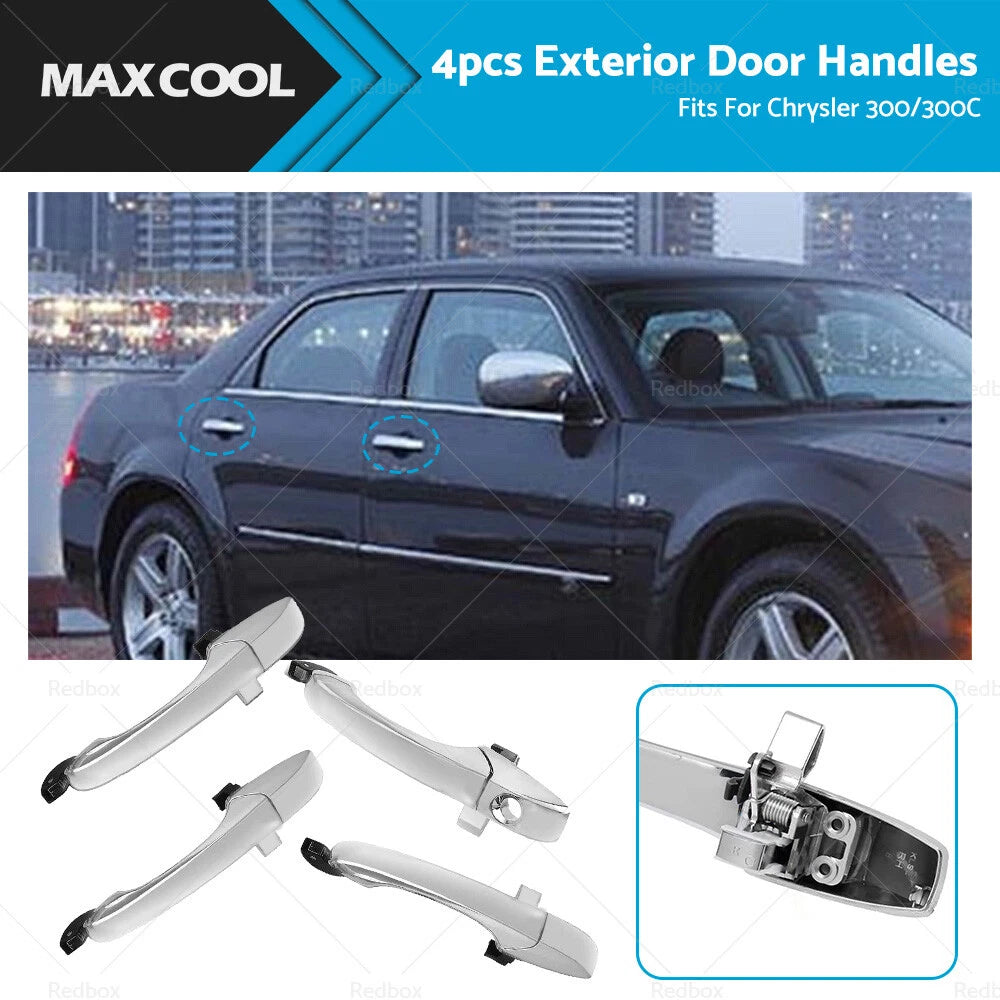 Exterior Door Handles for Chrysler 300 300C (2005–2010) Dodge Avenger (2007–2014)