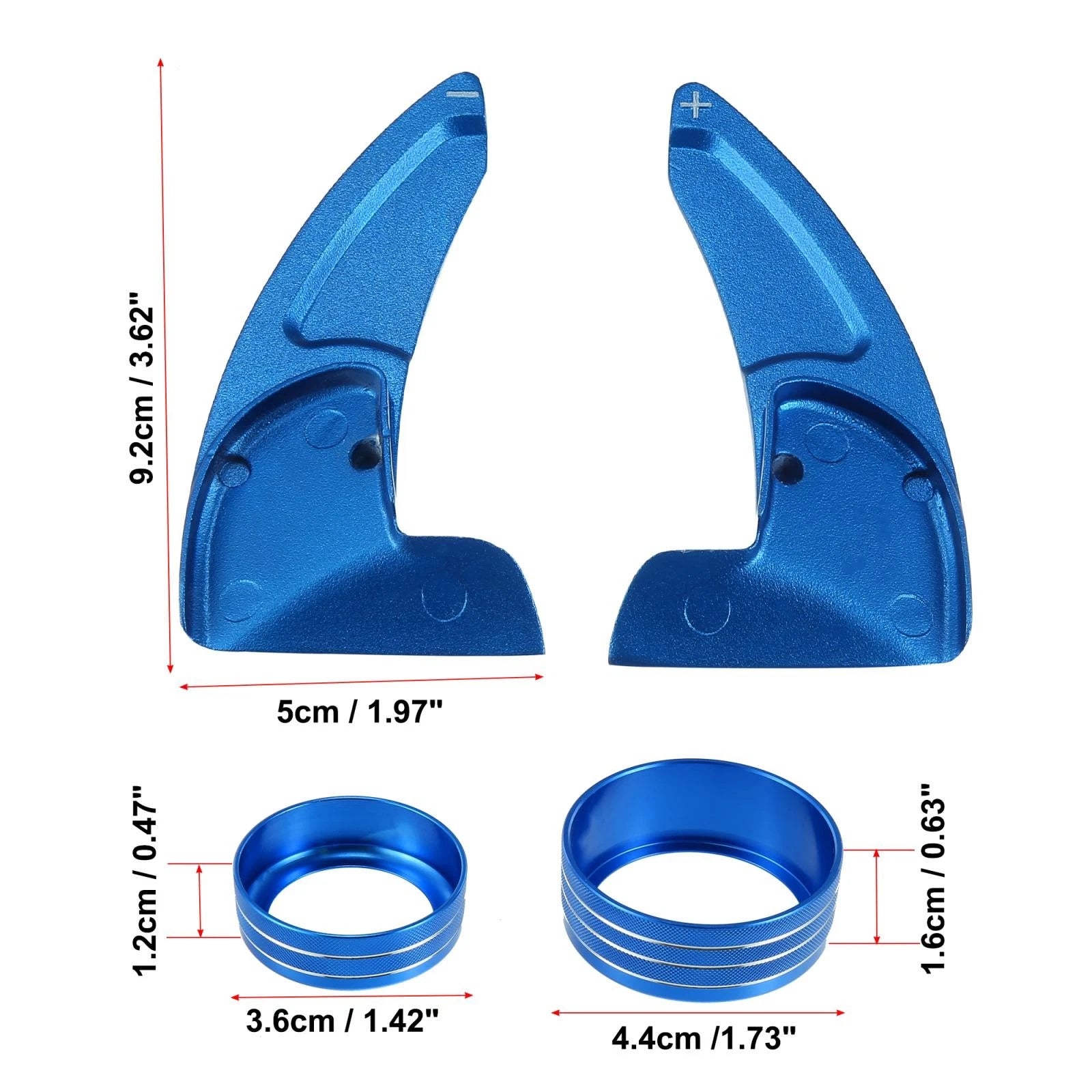 Steering Paddle Shifter Knob Cover Ring Trim for Dodge Charger (2015–2023) 745065577912