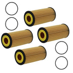 Set of 4 Oil Filters for Audi A3 A4 VW Golf Jetta (2006–2021)