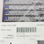 Galfer FD219G1370 Sintered Brake Pads for Harley FLS (2015–2019)
