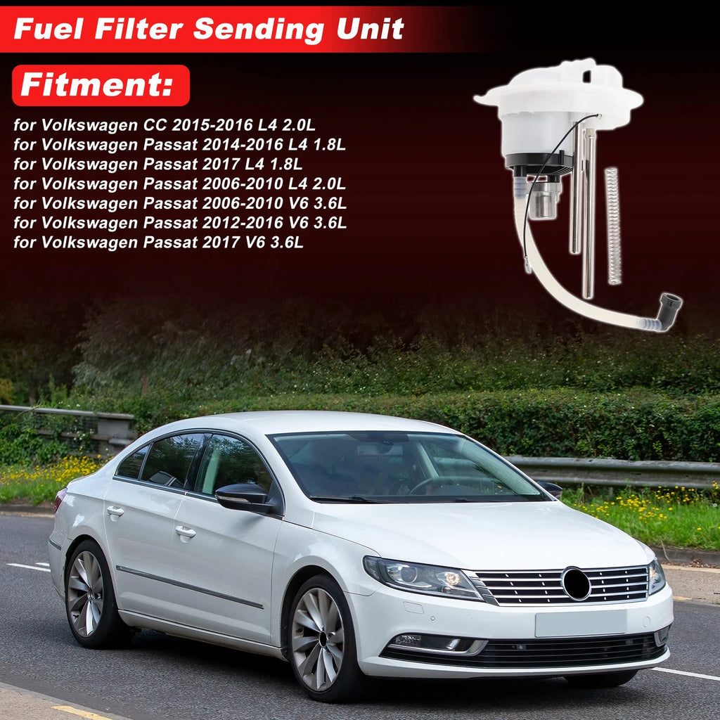Fuel Filter Assembly for Volkswagen CC (2015–2016) 3C0919679A Metal Plastic