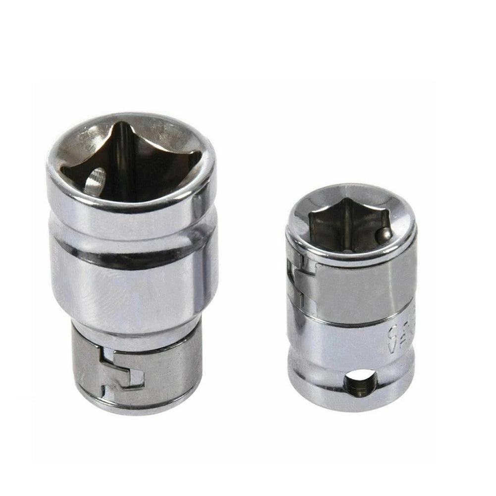 2X 3/8" 1/2" Drive Socket Adapters for Hexagon Screwdriver Bit Tool