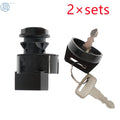 2X Ignition Key Switch for Polaris ACE 150 500 570 (2016–2018) ATP 330 (2004–2005)