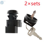 2X Ignition Key Switch for Polaris ACE 150 500 570 (2016–2018) ATP 330 (2004–2005)