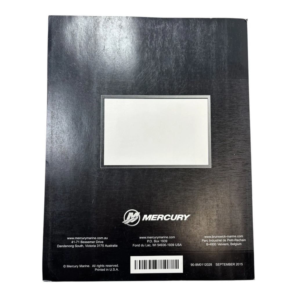 Service Manual for Mercury 200 OptiMax SportJet (2015) 90-8M0112028
