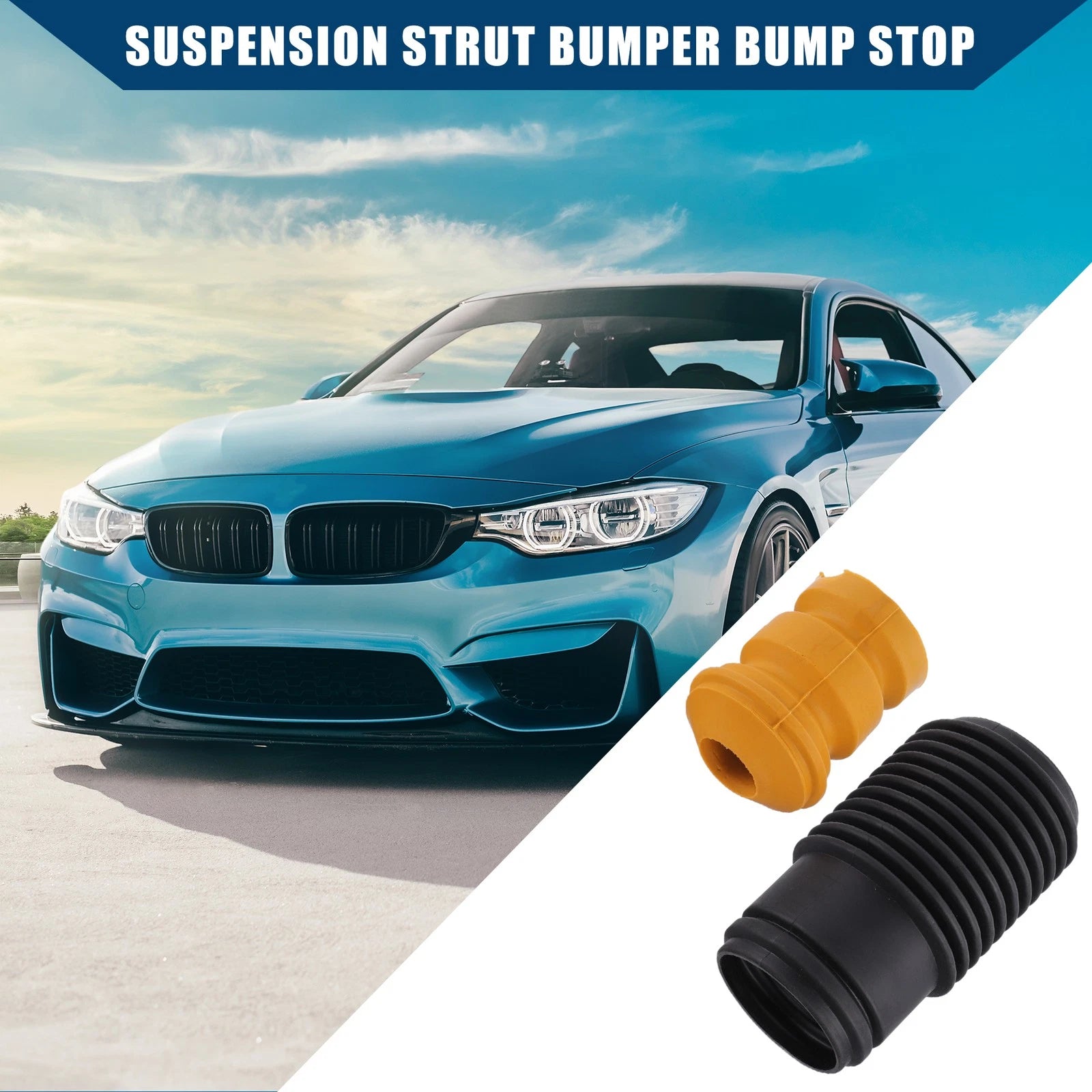 Set of 2 Suspension Strut Bump Stops for BMW 318is (1991–1997) No.31331124449