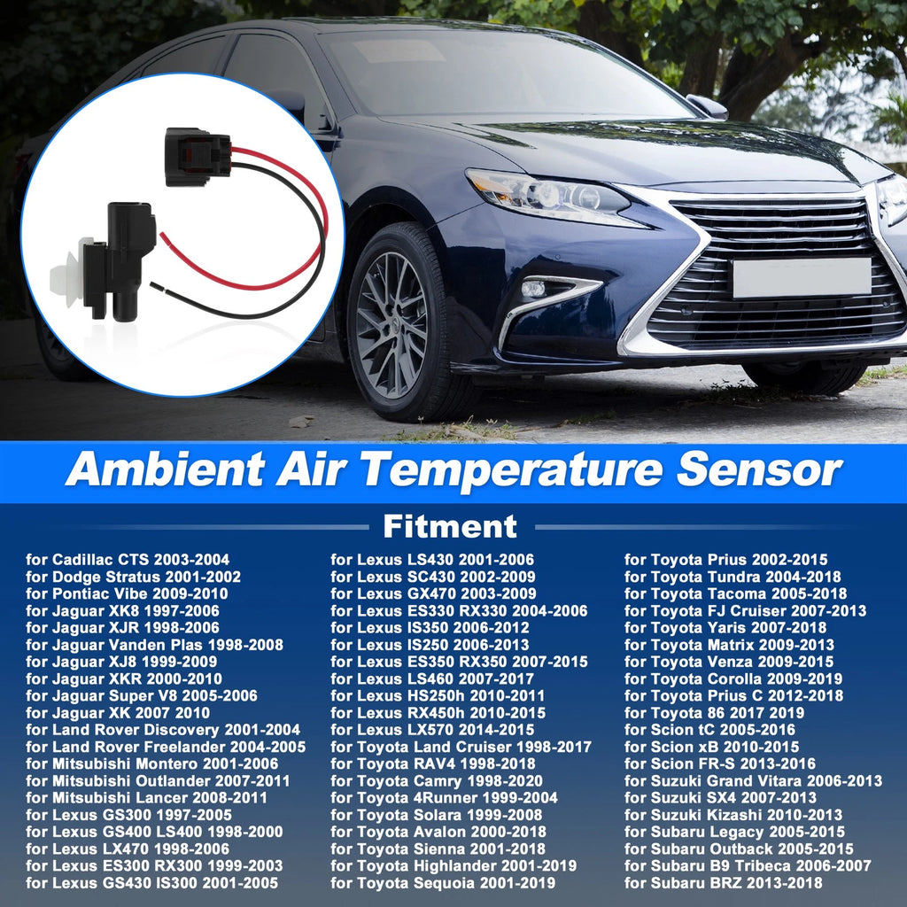 Ambient Air Temperature Sensor with Connector Pigtail for Toyota (2000–2006)