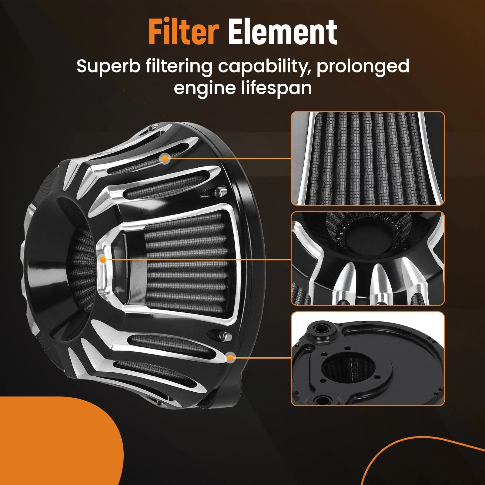 Air Filter Cleaner for Harley Sportster Iron XL (2004–2022)