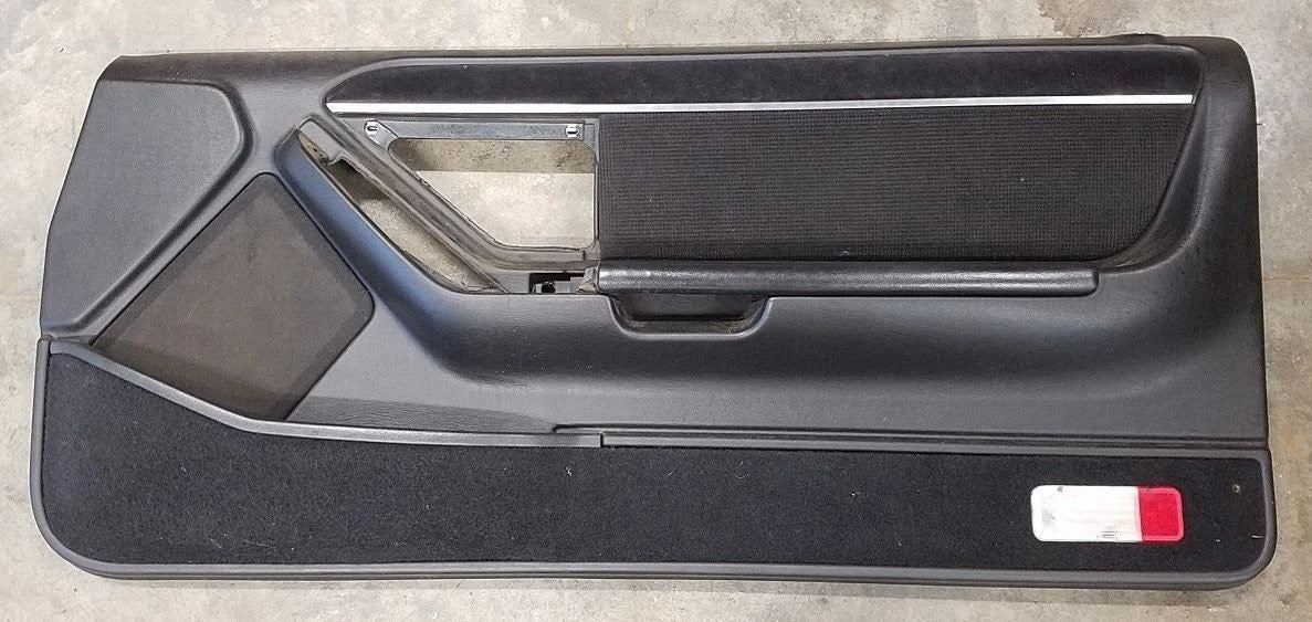 Door Panel Black RH Passenger for Ford Thunderbird Cougar (1989–1990)