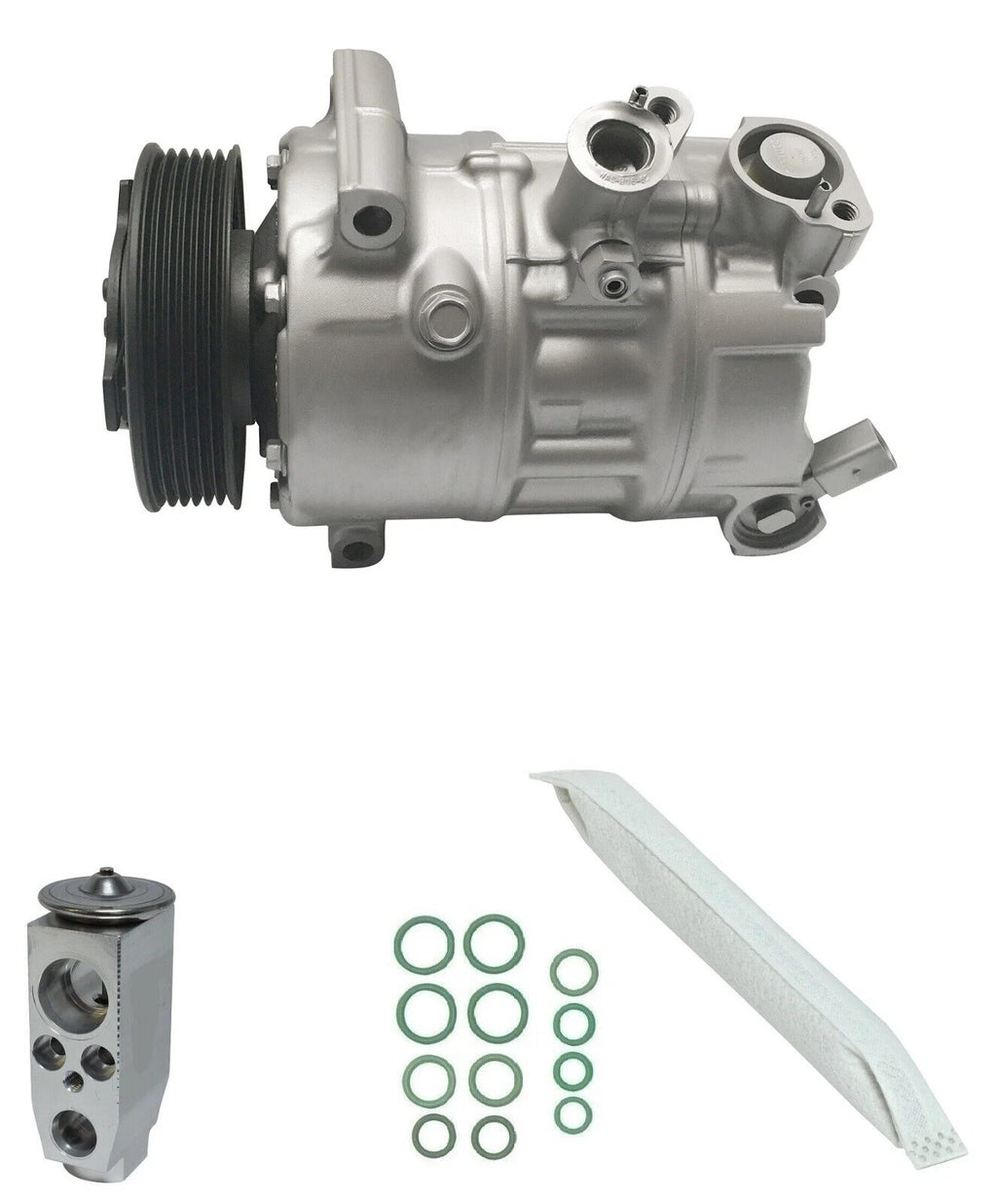 A C Compressor Kit Replacement for Audi A3 Sedan 1.4L Turbo (2018–2018)