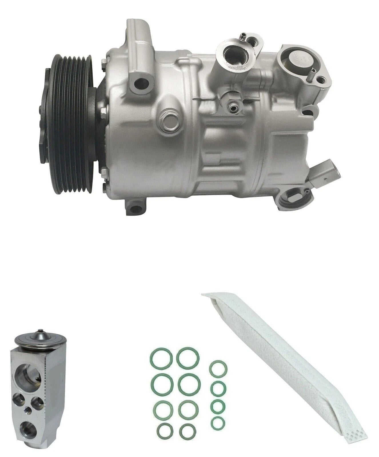 A C Compressor Kit Replacement for Audi A3 Sedan 1.4L Turbo (2018–2018)