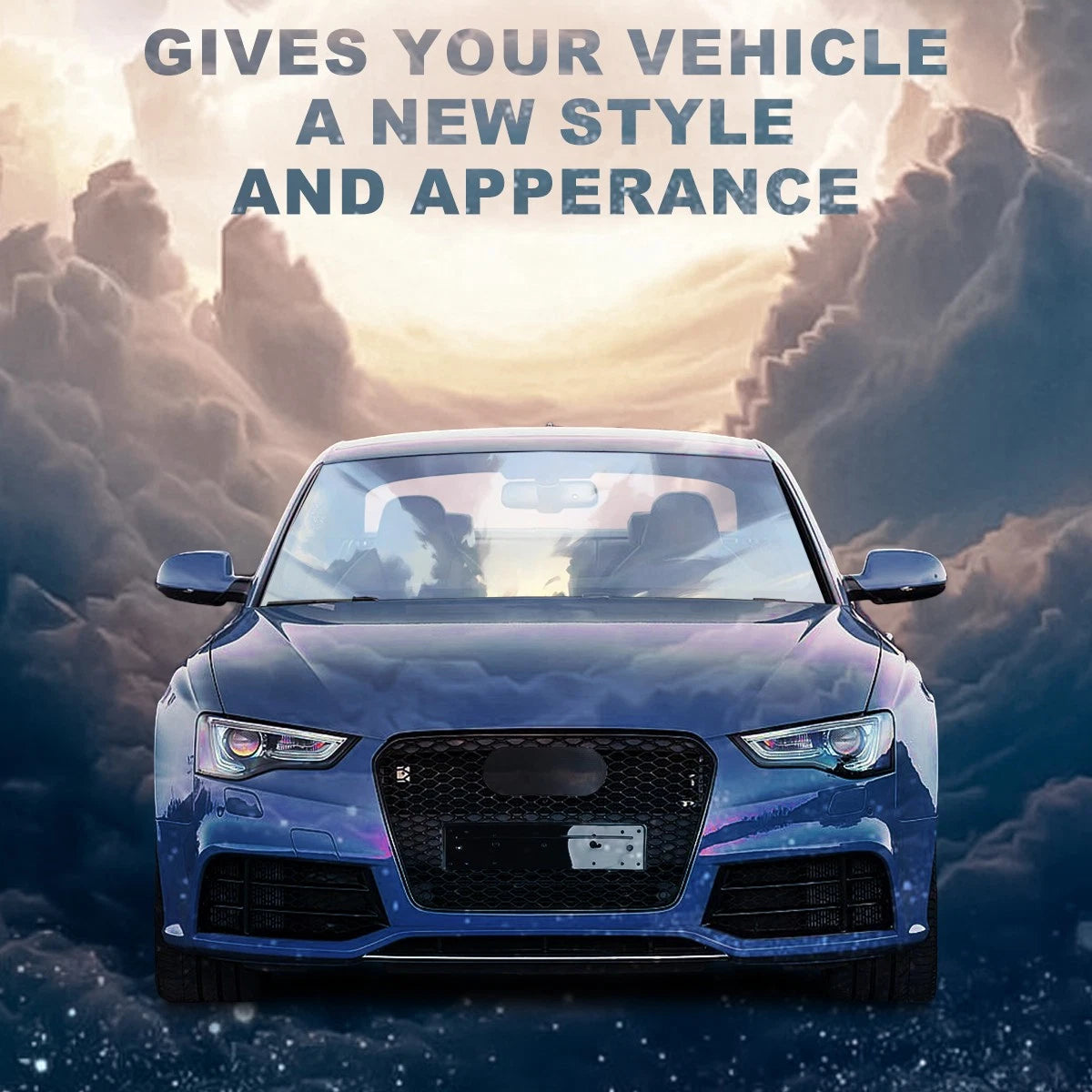 Honeycomb Grille for Audi A5/S5 B8 (2008–2012) Black RS5 Style