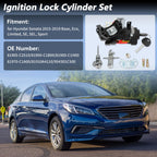 Ignition Lock Cylinder Assembly for Hyundai Sonata (2015–2019) 1 Set 81905-C2510