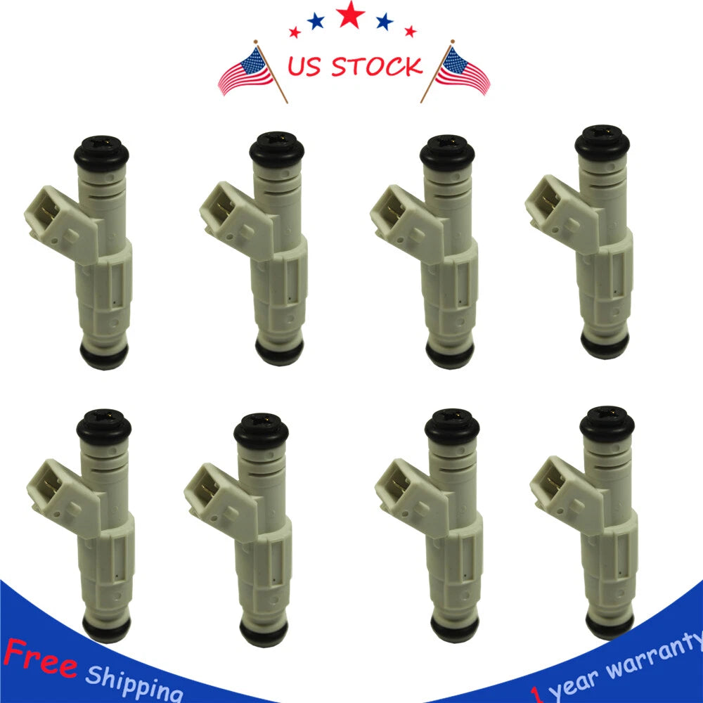 Set of 8 Fuel Injectors for Ford Mustang (1994–2004)
