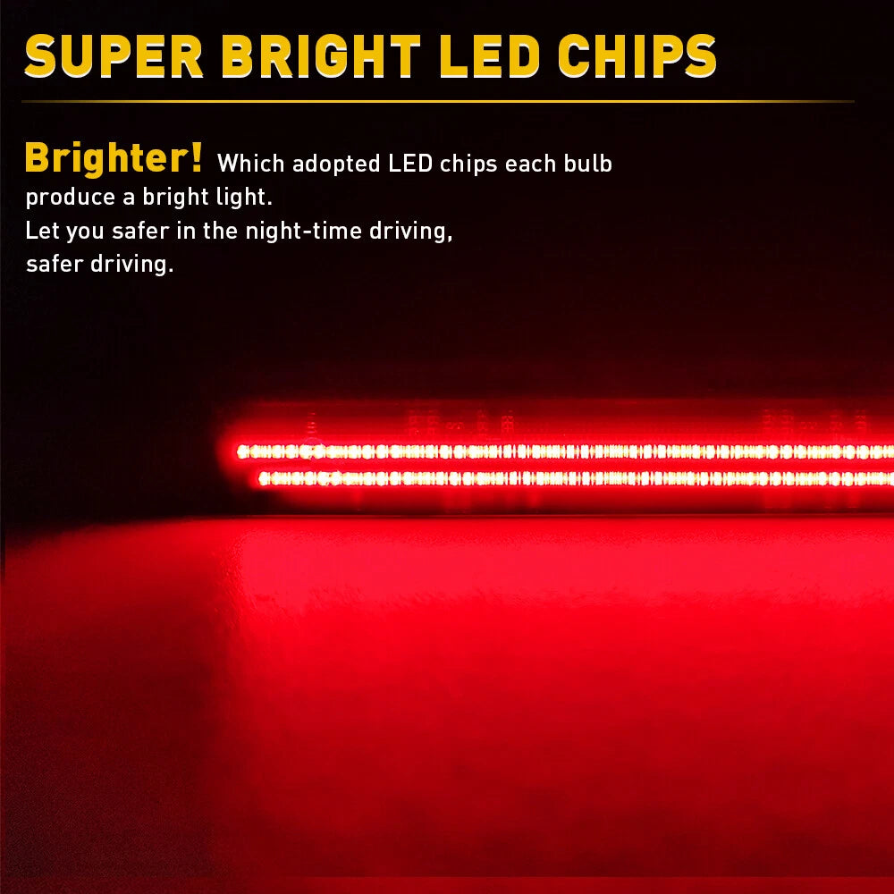 Smoked Red LED Rear Side Marker Lights for Ford Mustang (1999-2004)