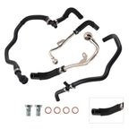 Set of 4 Turbocharger Coolant Lines for BMW 550i GT xDrive (2011–2016)