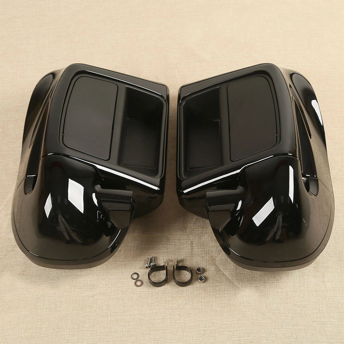 Lower Vented Fairing Glove Box for Harley Electra Glide, Road King (2014–2024)