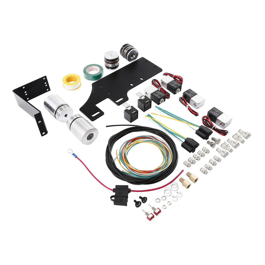 Front Air Ride Suspension Lowering Kit for Harley Street Road Glide (2014–2025)