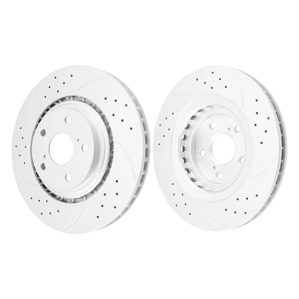 Front Drilled Slotted Rotors for Lexus RX 350 (2010–2015)