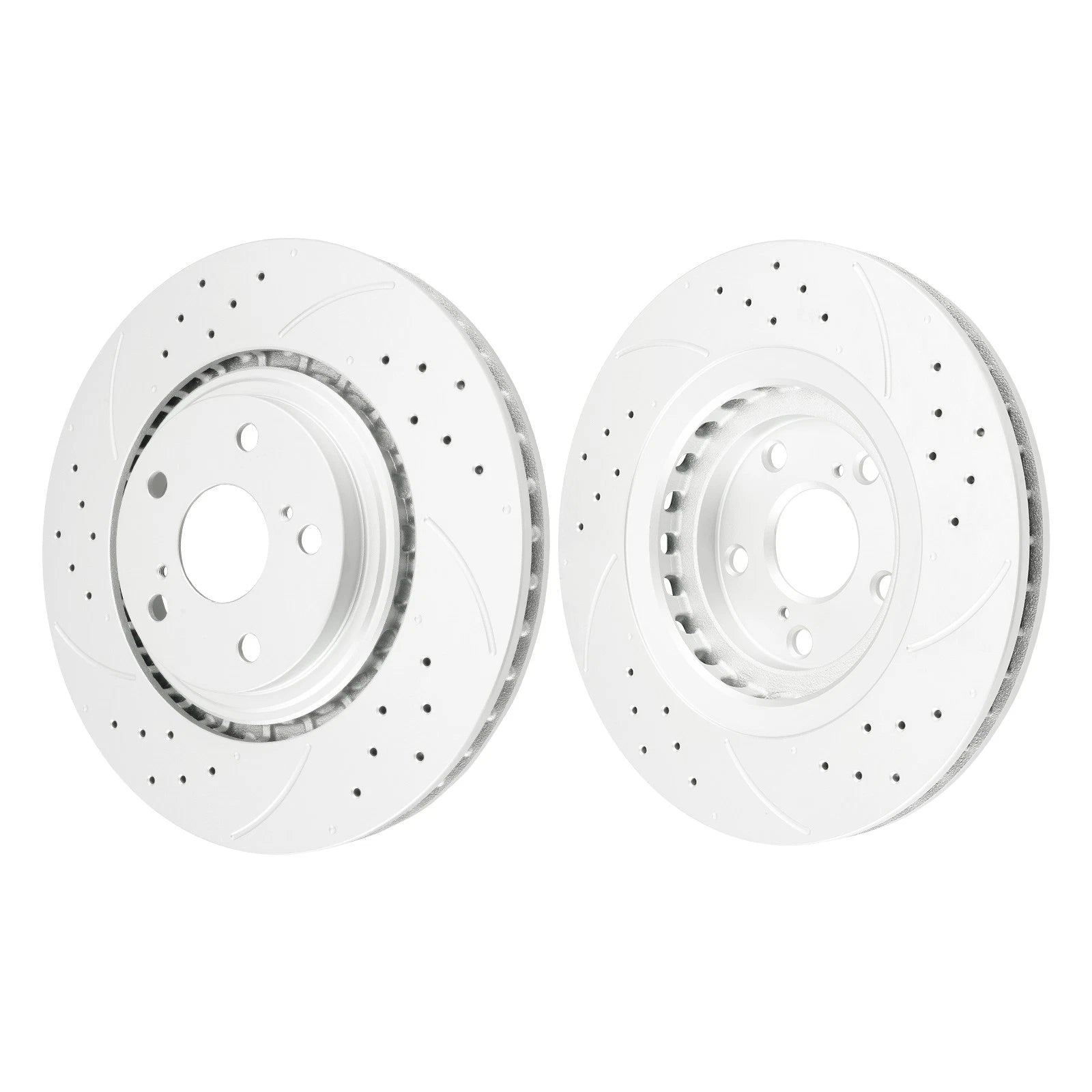 Front Drilled Slotted Rotors for Lexus RX 350 (2010–2015)