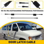 Rear Right Cargo Door Latch Release Cables for Ford E150 E250 E350 (1992–2014)