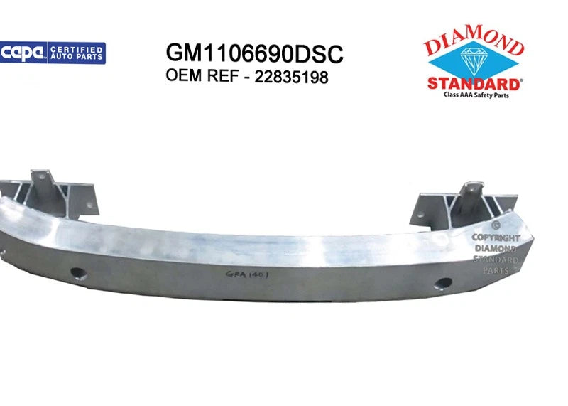 Replacement Aluminum Rear Bumper Impact Bar for See Compatibility Chart (No Make Model)