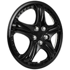 Set of 4 Wheel Covers for R14 Tire & Rim (Black)